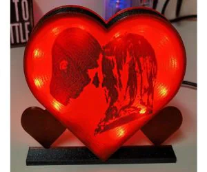 Heart Box With Lights 3D Models