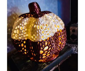 Voronoi Pumpkin Lamp 3D Models