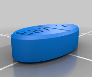 2Mg Estradiol Pill 3D Models