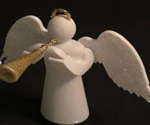 Angel Ornament With Trumpet 3D Models