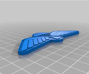 Badge Parachute 3D Models