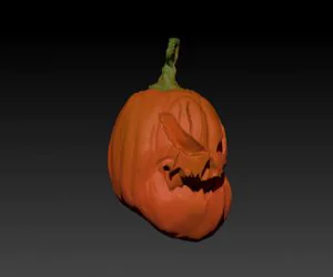 Halloween Pumpkin V2 3D Models