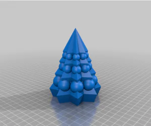 Vase Print Christmas Tree Lamp 3D Models