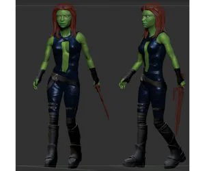 Gamora 3D Models