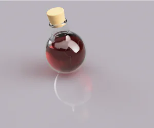 Gummiberry Juice Bottle 3D Models