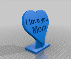 Mother’S Day Plaque Stand 3D Models