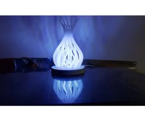 Table Deco Lamp Sinus Wave 3D Models