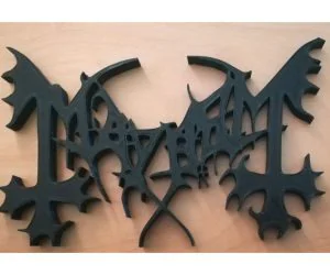 Mayhem Logo 3D Models
