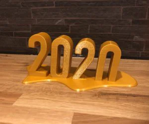 2020 New Year 3D Models