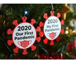 “My First Pandemic” 2020 Ornament 3D Models