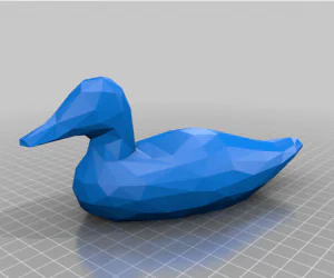 Low Poly Duck 3D Models