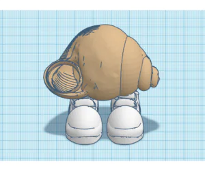 Marcel The Shell With Shoes On 3D Models