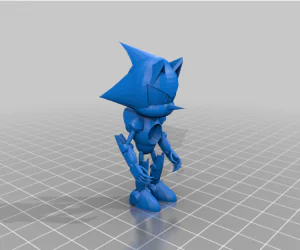 Metal Sonic 3D Models