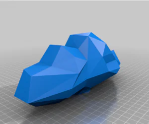 Nuage Lumineux Low Poly 3D Models