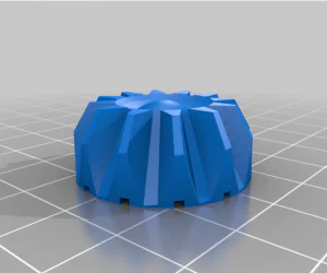 Acrylic Pour Flower 12 Flow Points 3D Models