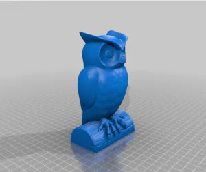 Owl Statue 3D Models