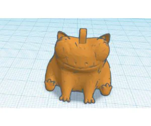 Fred The Frog But Hes Wearing Cat Ears And Hes A Keychain 3D Models