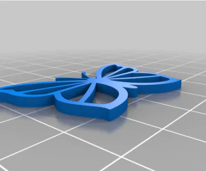 Butterfly Template 3D Models
