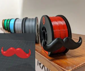 ‘Spoolio’ Mustache Raise3D Spooly Costume 3D Models