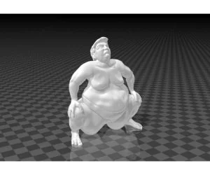 Trump Sumo Wrestler 3D Models