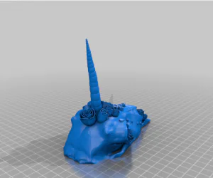 Unicorn Sugar Skull 3D Models