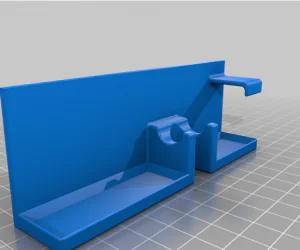 Airbrush Mount For Ikea Skadis 3D Models