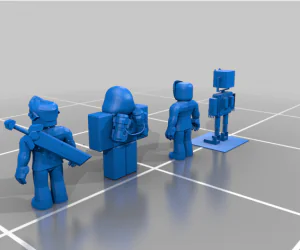 Roblox Characters 3D Models