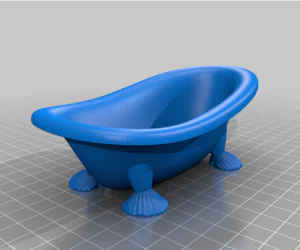 Clamfoot Bathtub 3D Models