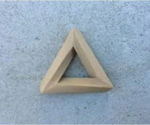 Impossible Triangle Penrose 3D Models
