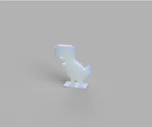 No Internet Dino Ring Holder 3D Models