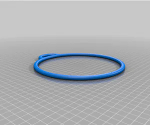 Dream Catcher Ring 18 Cm 3D Models