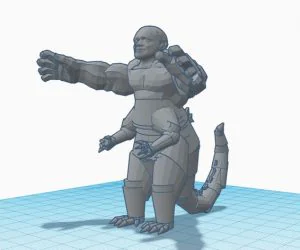 Godzama Obama Godzilla 3D Models