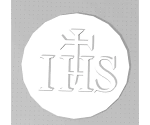 Monogram Of Jesus Ihs 3D Models