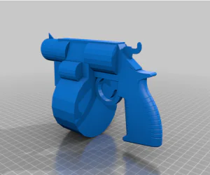 Wolfenstein 2 Kampfpistole Handle Made By: Patch1995 3D Models