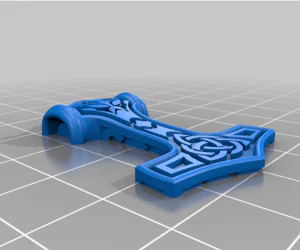 Mjolnir Sand Casting Mold And Alternative Back 3D Models