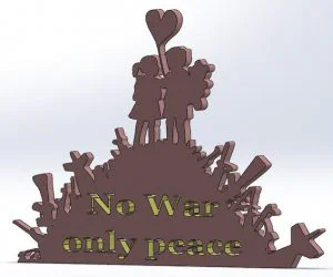 No More War Please… 3D Models