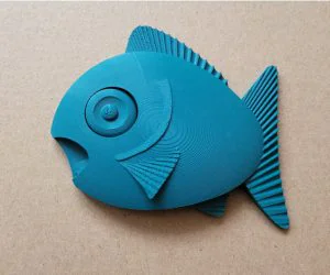 Happy Fish Emoji 3D Models