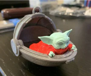 Multi Color Grogu Baby Yoda 3D Models