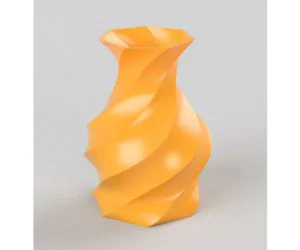 Twisted 7Edge Vase 3D Models