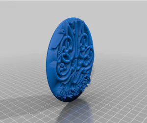 Art Arabesque Chain Pendant 3D Models