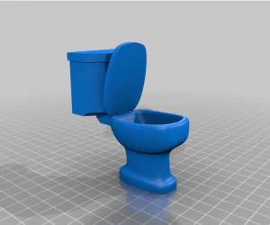 2020 Toilet Ornament 3D Models