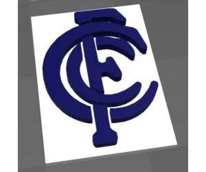 Carlton Football Club Logo 3D Models