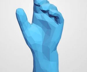Faceted Hand 3D Models
