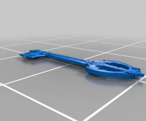 Oblivian Keyblade 3D Models