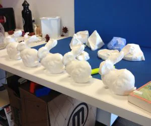 Digitized Digitized Stanford Bunny 3D Models