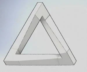 Penrose Triangle 3D Models