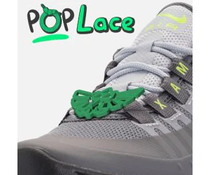 Zelda Triforce Logo Accessory For Shoe Lace Poplace 3D Models