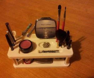 Desk Organiser Makeup Stand 3D Models