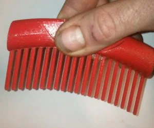 Hair Comb Ergonomic 100Mm 3D Models