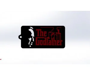 The Godfather Keychain 3D Models